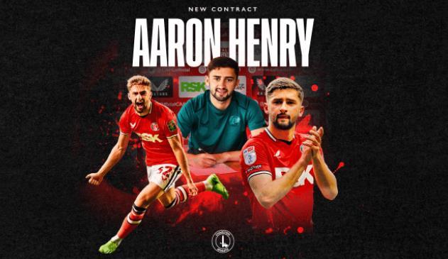 官方 : 查尔顿与中场阿龙-亨利续约