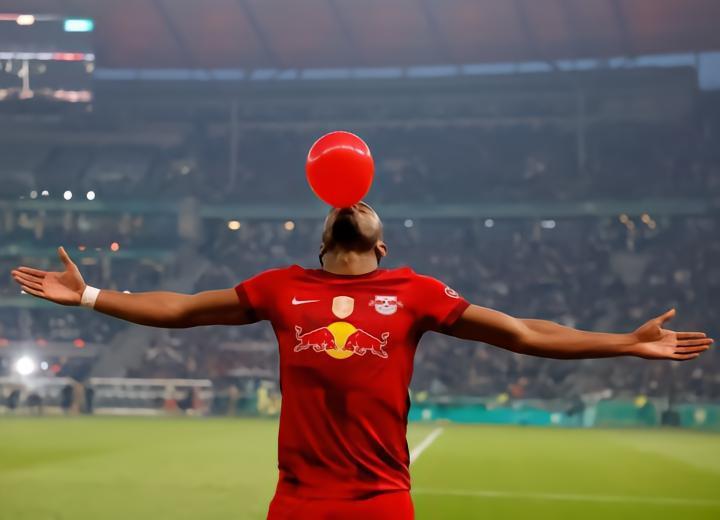 连续4场德国杯破门，恩昆库平RB莱比锡队史纪录