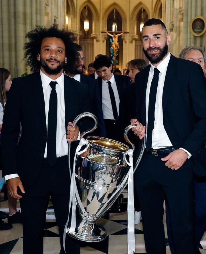 两位25冠先生，马塞洛致敬本泽马：马德里主义者会想你的