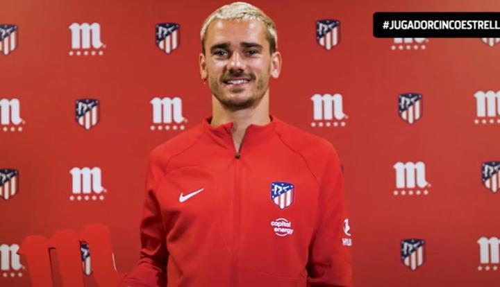 16球18助，格列兹曼当选马竞赛季最佳球员