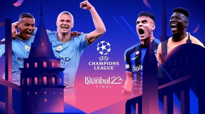 欧足联预测欧冠决赛首发：哈兰德、京多安、劳塔罗领衔出战