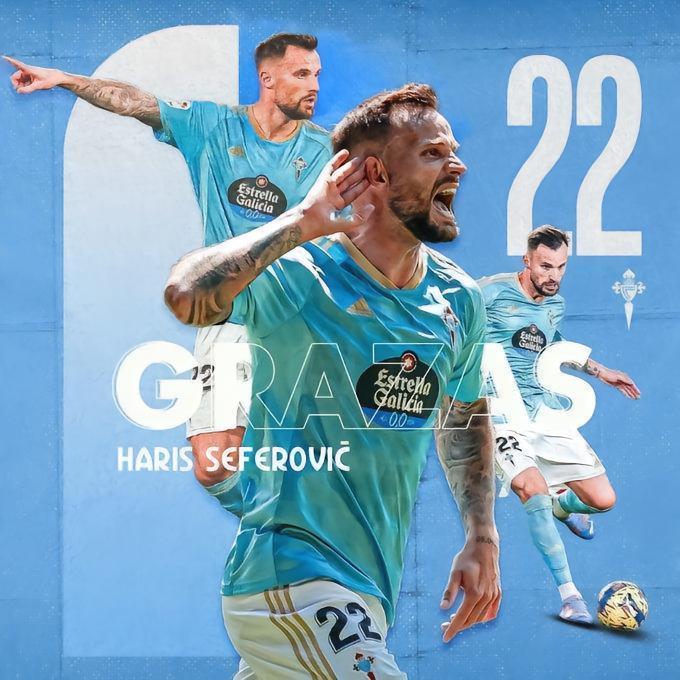 官方：租约到期，O罗、塞费罗维奇、卡莱斯离开塞尔塔