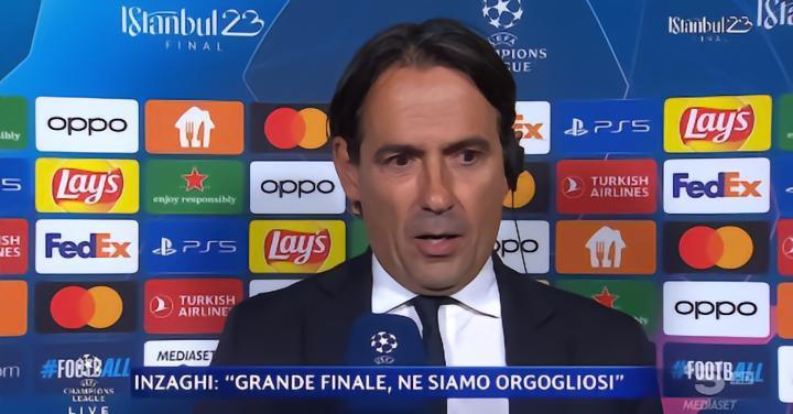 小因扎吉：国米配得上冠军；有这种表现我们还能再进欧冠决赛