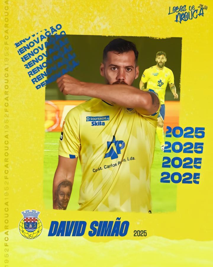 官方：阿罗卡和中场球员戴维-西芒续约至2025年6月