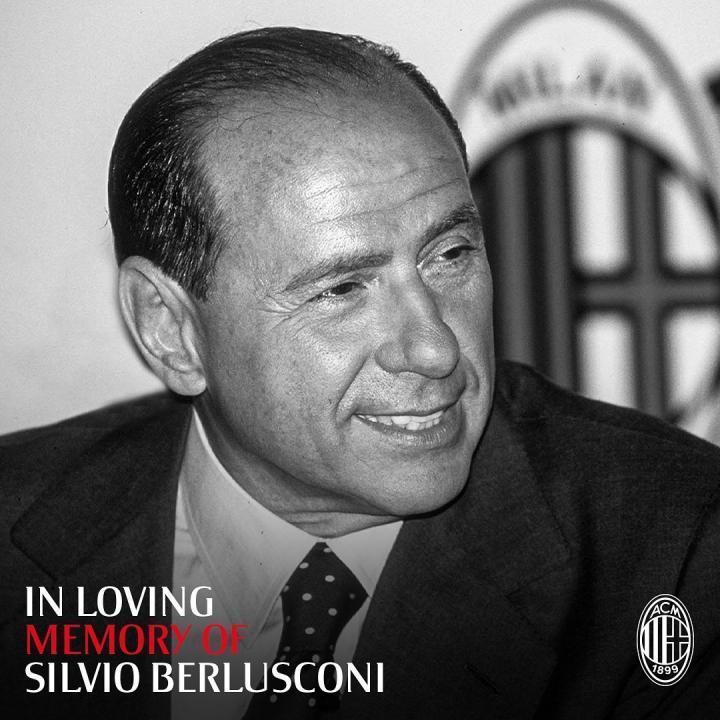 AC米兰官方发文悼念贝卢斯科尼