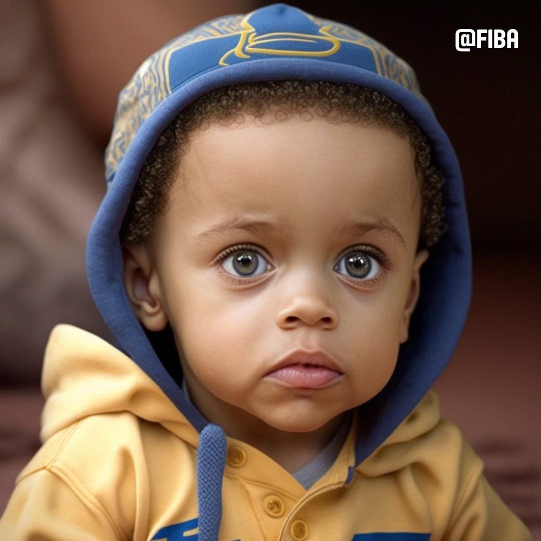 儿童节快乐！AI绘制球星幼年照 老詹、库里、KD……你还认出谁了