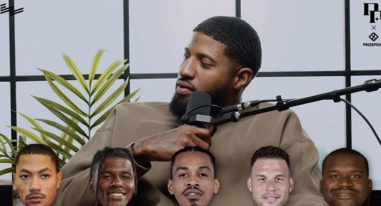 乔治按位置选前5扣将：罗斯、杰伦-格林、九指神扣、格里芬、奥胖