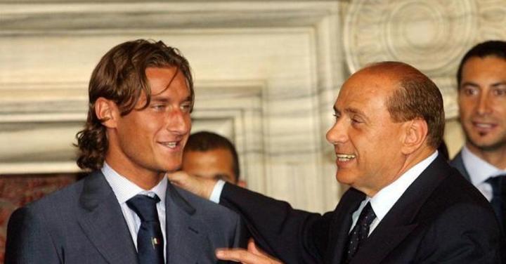 托蒂：贝卢斯科尼曾想尽办法想让我去米兰，余生我都会感谢他