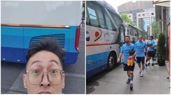 阿媒报道一中国球迷疯狂追星：入住球队所住酒店&奇怪合影