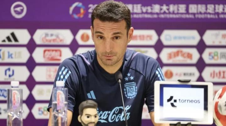 斯卡洛尼：本场的阵容会和世界杯时差不多，重在过程而非结果