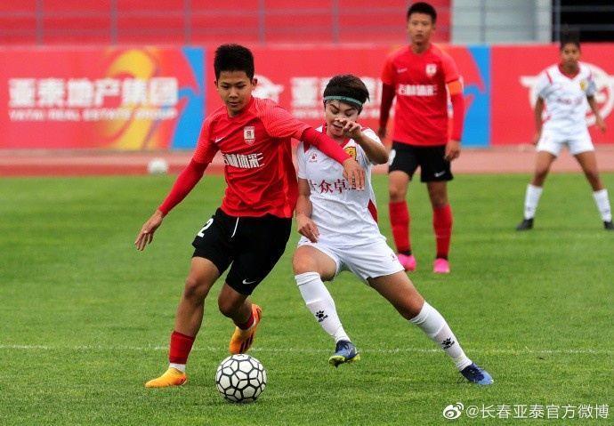 同城“性别大战” 亚泰U14队与长春女足以赛代练