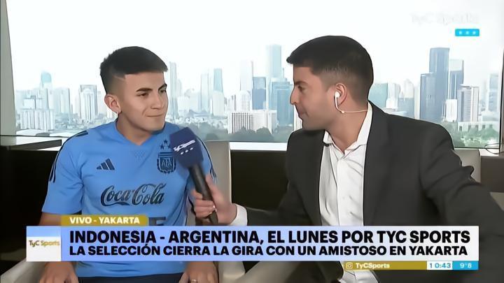 阿尔马达：斯卡洛尼给我打电话时，我想起了那个踢石子的自己