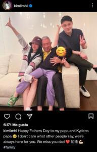 林荣福女儿KIM做出回应：永远支持父亲，不在乎别人说什么