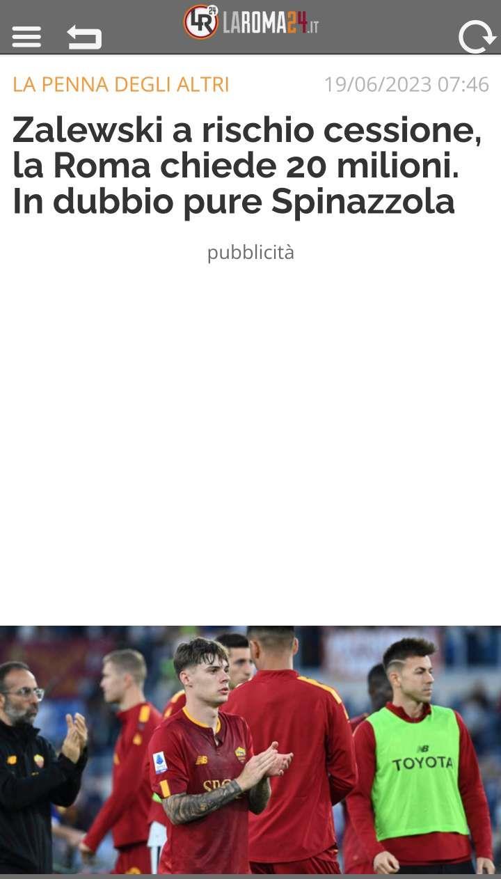 晚邮报消息，小扎目前仍然在转会市场上，2000万