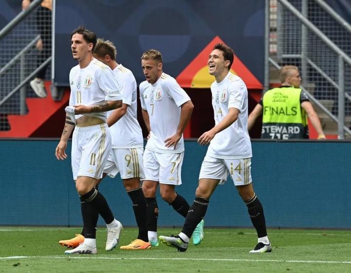 基耶萨：赢荷兰很重要，这证明了此前我们赢得欧洲杯不是偶然