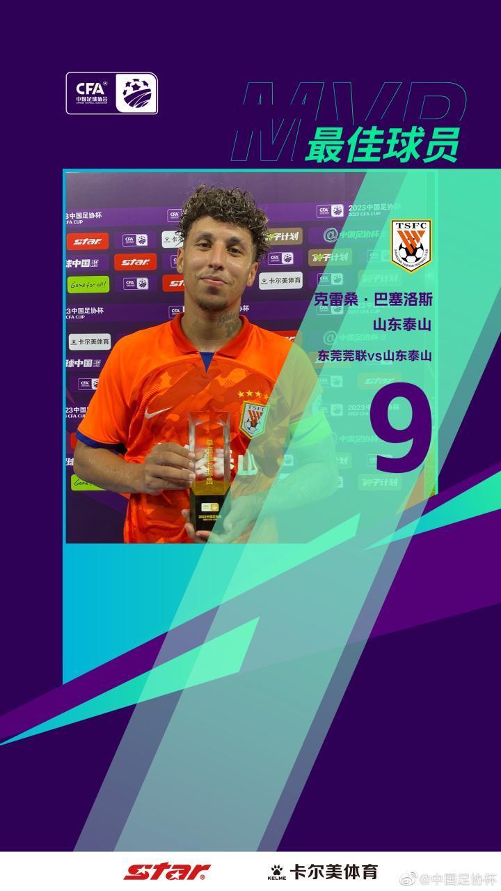 足协杯今晚比赛全场最佳球员：克雷桑、谢维军、桂宏