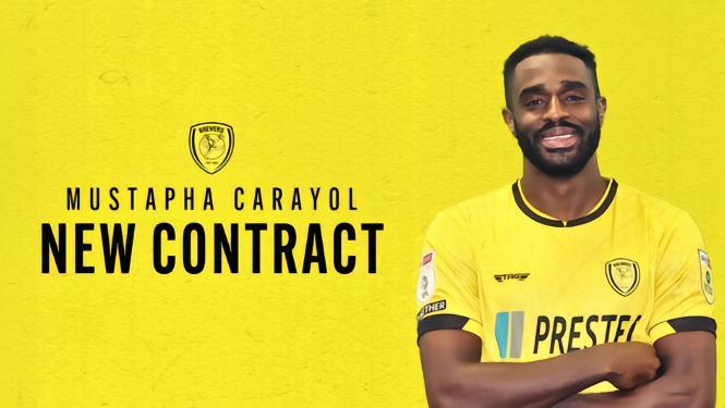 官方 : 伯顿与前锋卡拉约尔签下续约合同