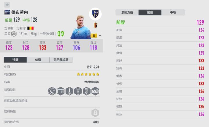 FIFA ONLINE 4| 时代大师，德布劳内赛季对比