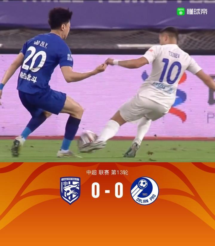 三镇0-0大连主场仍无胜绩，博桑季奇中楣，阿齐兹屡失良机