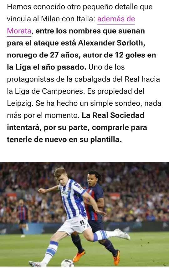 Relevo：米兰询问了RB莱比锡前锋索尔洛特的