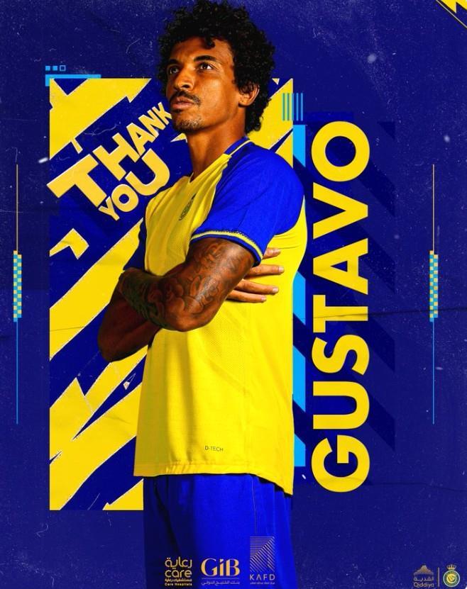 利雅得胜利官方：古斯塔沃和阿尔瓦罗合同到期，将离开球队