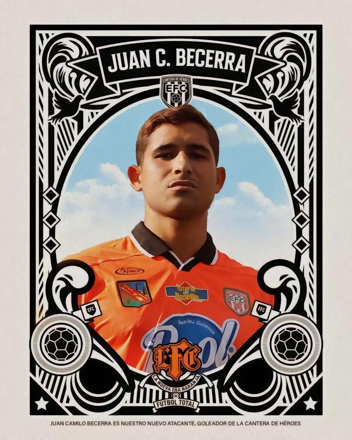 官方：哥伦比亚俱乐部恩维加多签下西班牙人B队前锋贝塞拉