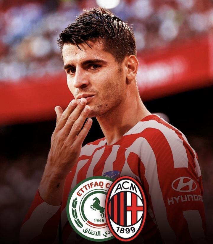 记者：沙特球队给莫拉塔开出4000万欧税后年薪 1000万签字费