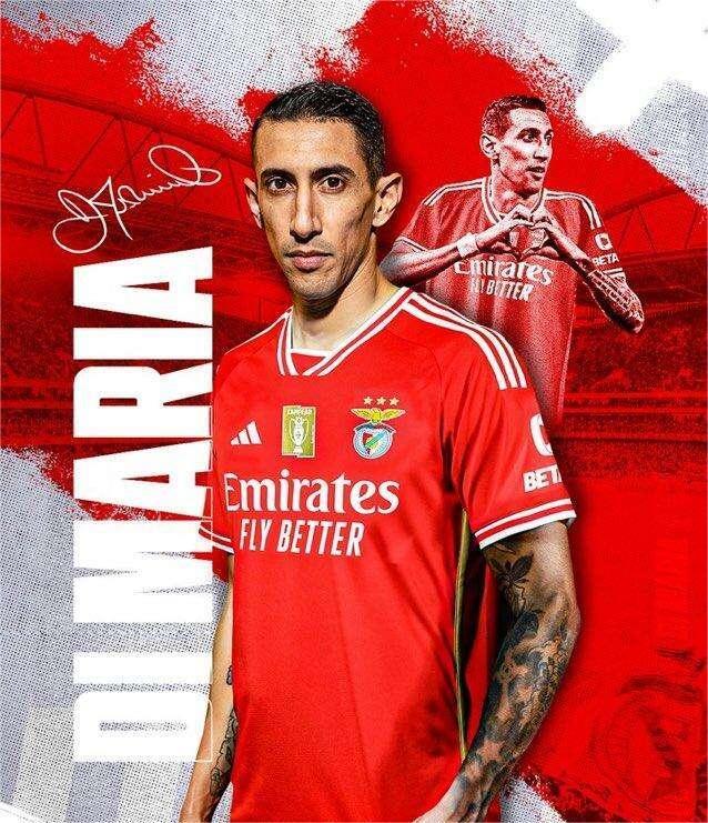 迪马利亚二进宫本菲卡！ 签约至2024年据悉迪马