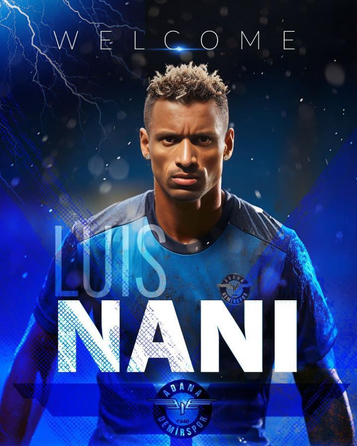 官方：36岁纳尼加盟土超球队代米尔体育，与球队签订1 1合同