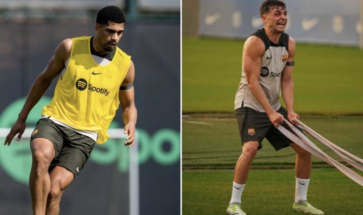 世体：佩德里和阿劳霍以出色的身体状况回到了季前备战