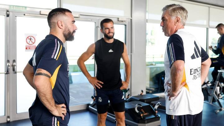 态度积极，何塞卢、纳乔和卡瓦哈尔提前2天归队训练