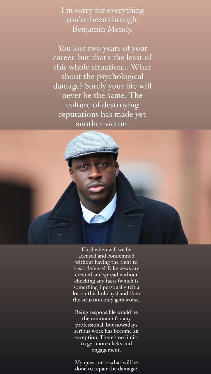 维尼修斯声援门迪：我们被谴责而无辩护权，这要持续到何时？