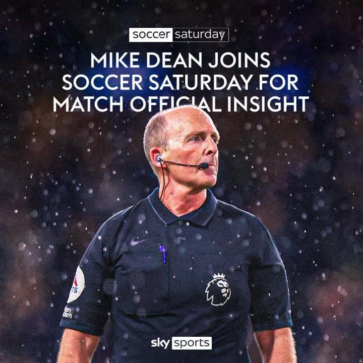 立刻再就业！前英超裁判麦克-迪恩将担任天空体育解说嘉宾