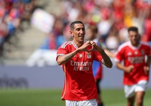 打入回归本菲卡首球并助攻，迪马利亚：感谢所有到场的球迷