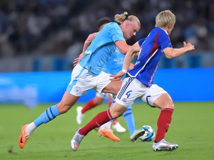 日本后卫畠中槙之辅谈哈兰德：和这样世界级的选手对位很少见