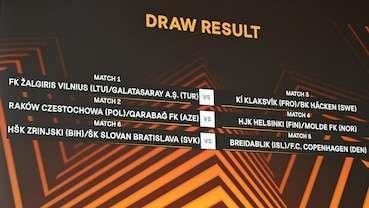 欧联资格赛第三轮对阵出炉 北欧区各自为战在刚刚进