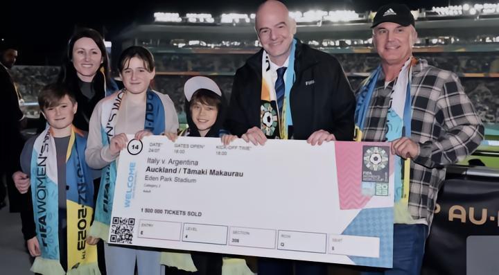 FIFA官方：本届女足世界杯创下多项纪录，售票已超过150万张