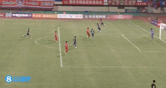 半场-向余望建功黄希扬任意球破门被吹 重庆铜梁龙1-0海门珂缔缘