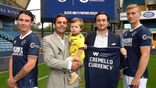 Cremello公司成为米尔沃尔球衣袖套赞助商