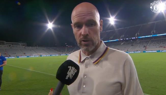 滕哈格：希望我们的年轻人能在这场失利中学到些东西