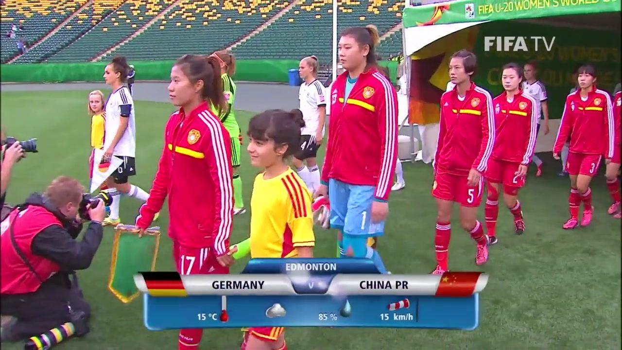 你来我往！2014年U20女足世界杯中国5-5德国，唐佳丽打入第2球