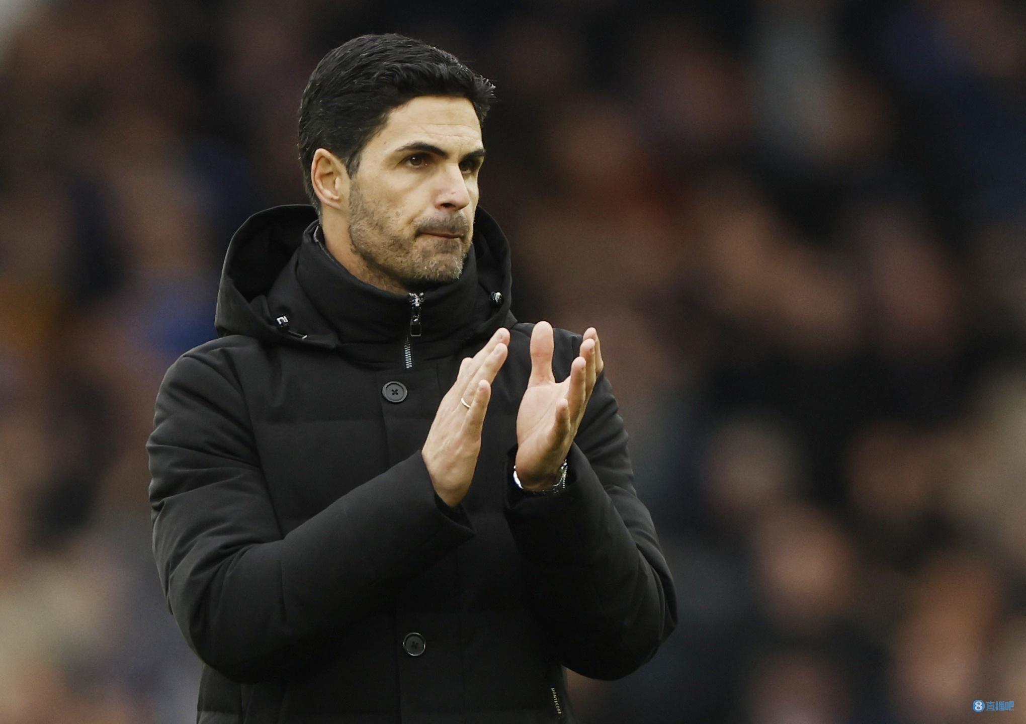 阿尔特塔：赖斯没上场因训练中受到撞击 这是我们想要的比赛方式