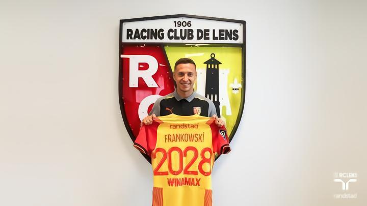 官方：朗斯与波兰国脚弗兰科夫斯基续约至2028年