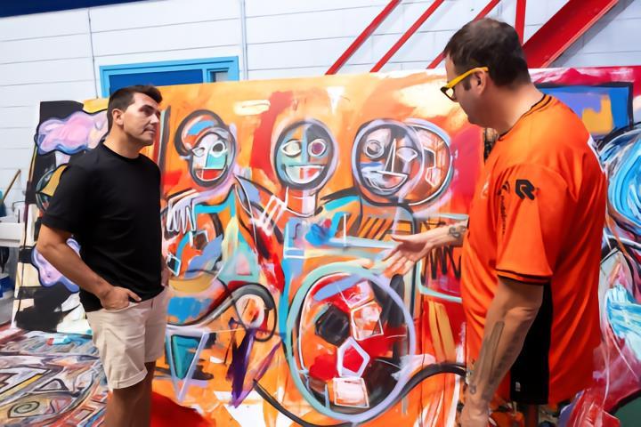 去年年底，福伦丹欢迎艺术家Peter Rieze