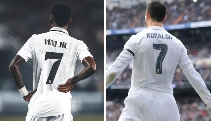 每体：C罗走后皇马7号运气都不好，维尼修斯需要打破“诅咒”