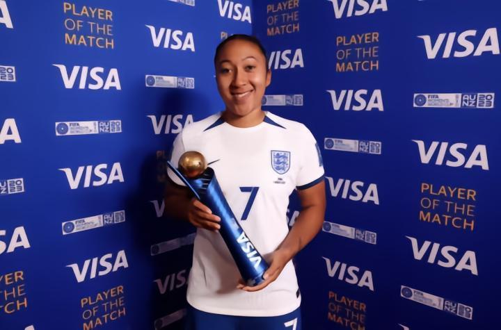 2射3传主宰比赛，劳伦-詹姆斯当选英格兰vs中国女足最佳球员