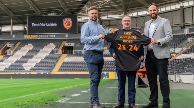赫尔城与东约克郡巴士公司成为新赛季的合作伙伴
