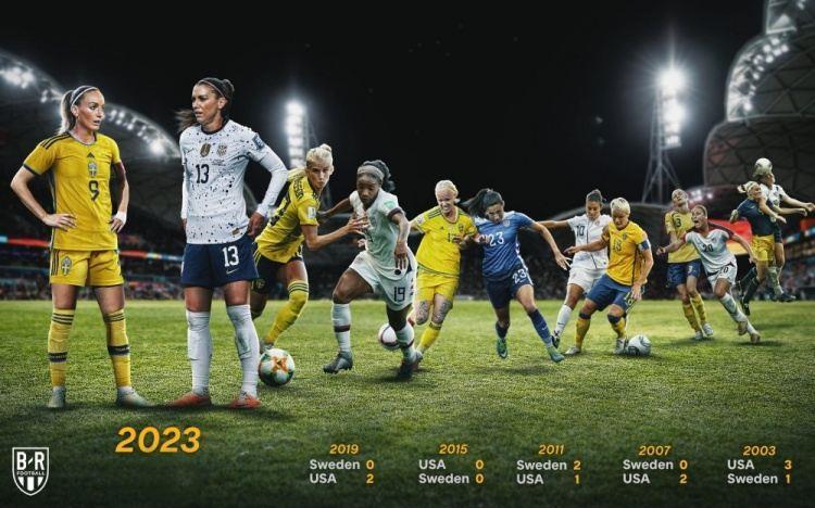 女足世界杯16强焦点战：美国vs瑞典 合计12次四强&新世纪交手5次