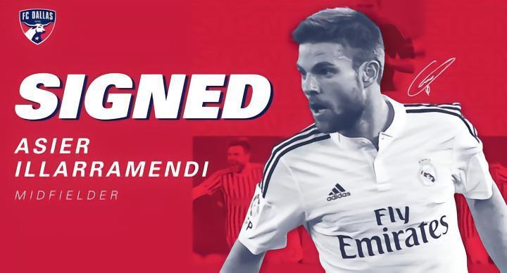 官方：美职联球队达拉斯签下皇马旧将伊利亚拉门迪