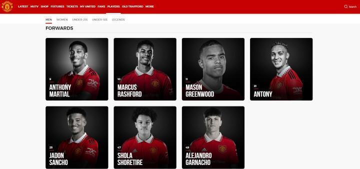 曼联新赛季球衣号码：格林伍德继续身披11号，加纳乔仍是49号